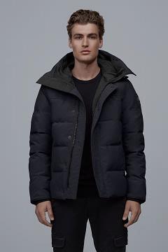 Chamarras Canada Goose Hombre México - MacMillan Abrigos Black Label Azul Marino RI8291640